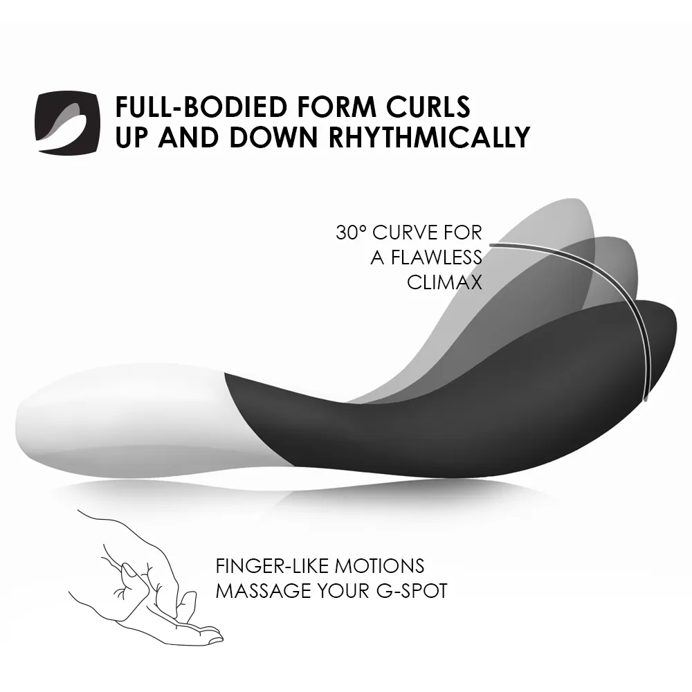 Lelo Mona Wave - Wibrator, Czarny, 19, 5 cm