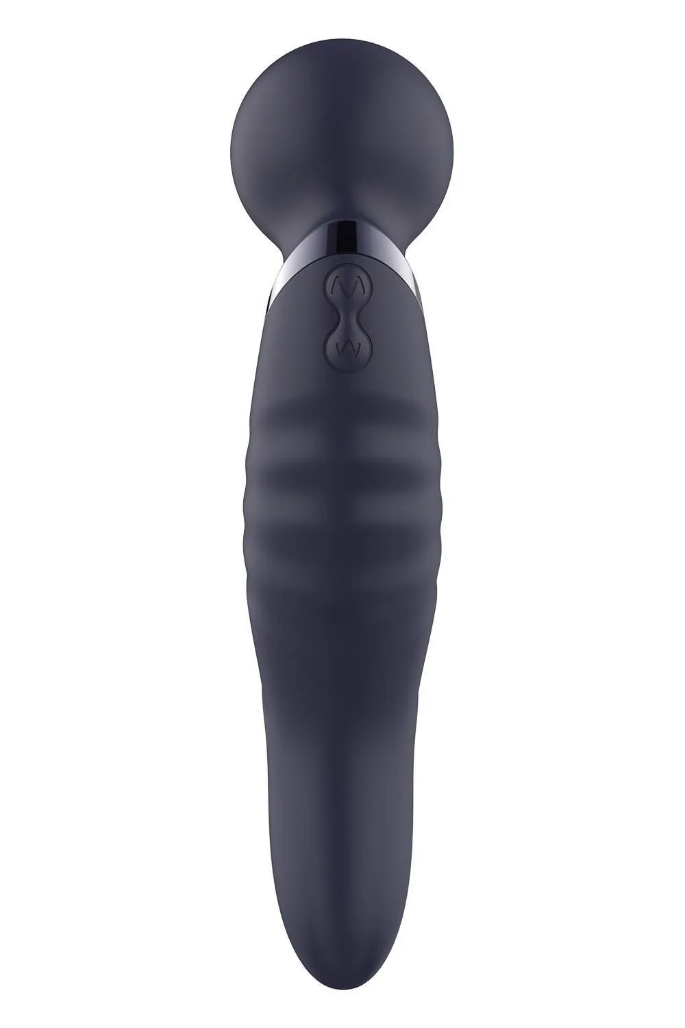 Вібромасажер Glam Dual Wand Vibe, 21.5 см (синій)