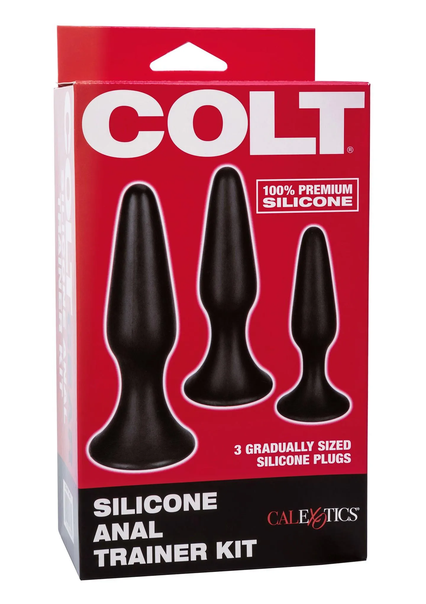 CalExotics Colt Silicone Anal Trainer Kit -, Czarny, 12.7 cm