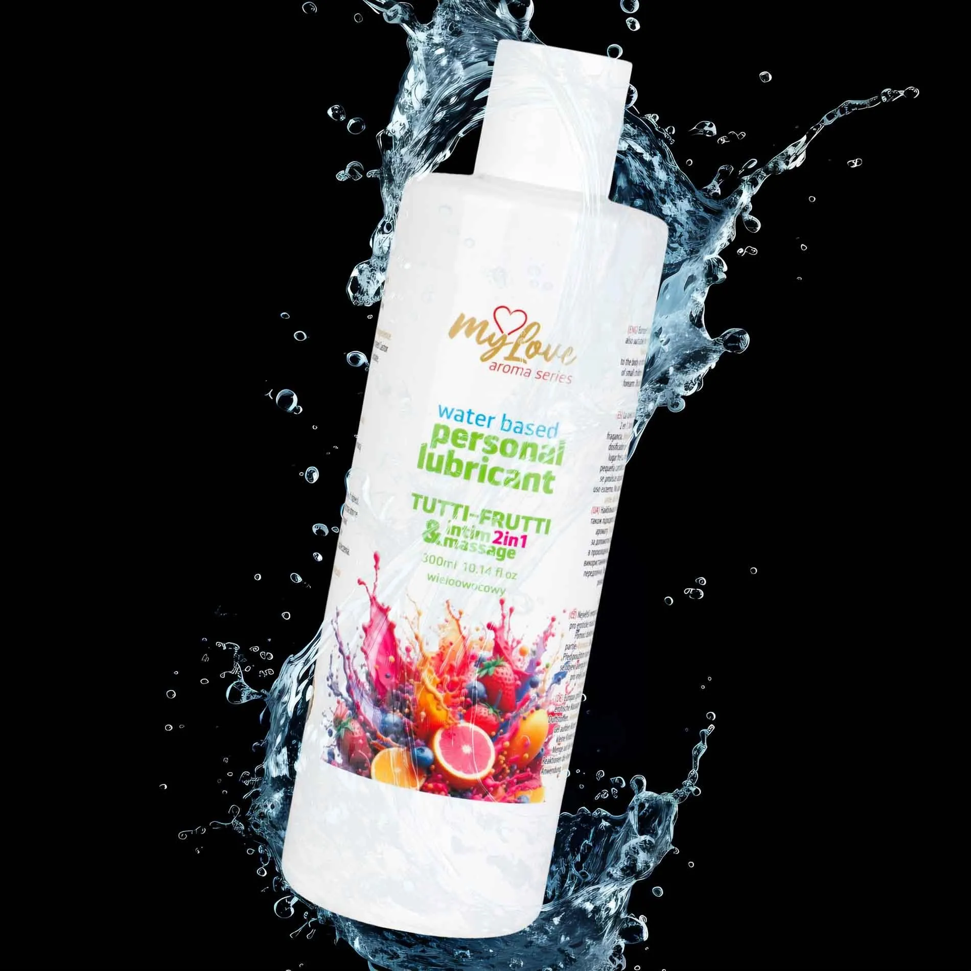 MyLove Aroma Series Intim&Massage 2in1 Tutti-Frutti - Lubrykant, Owocowy, 300 ml