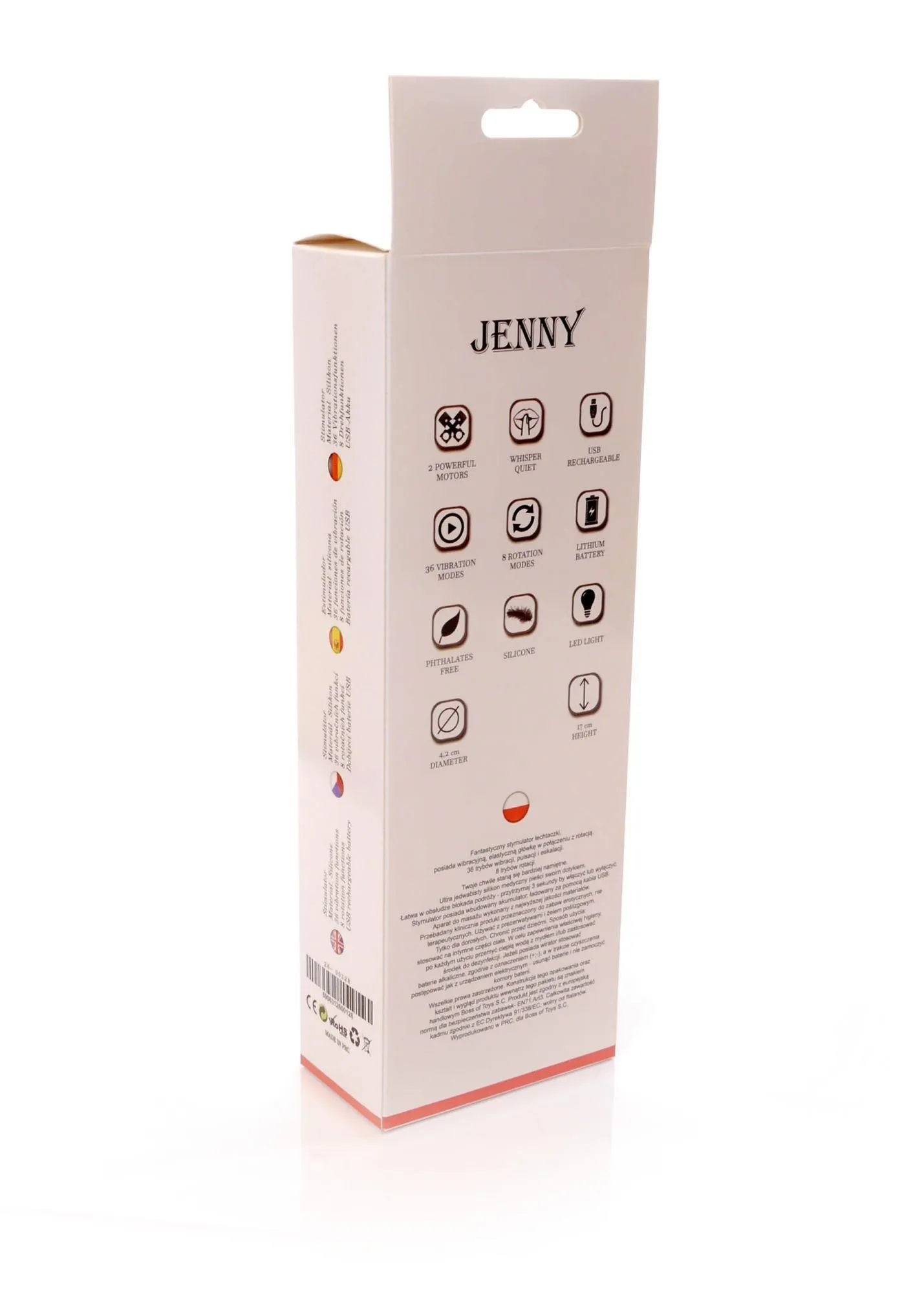 B - Series Lyla Jenny - Wibromasażer, Różowy, 12.5 cm