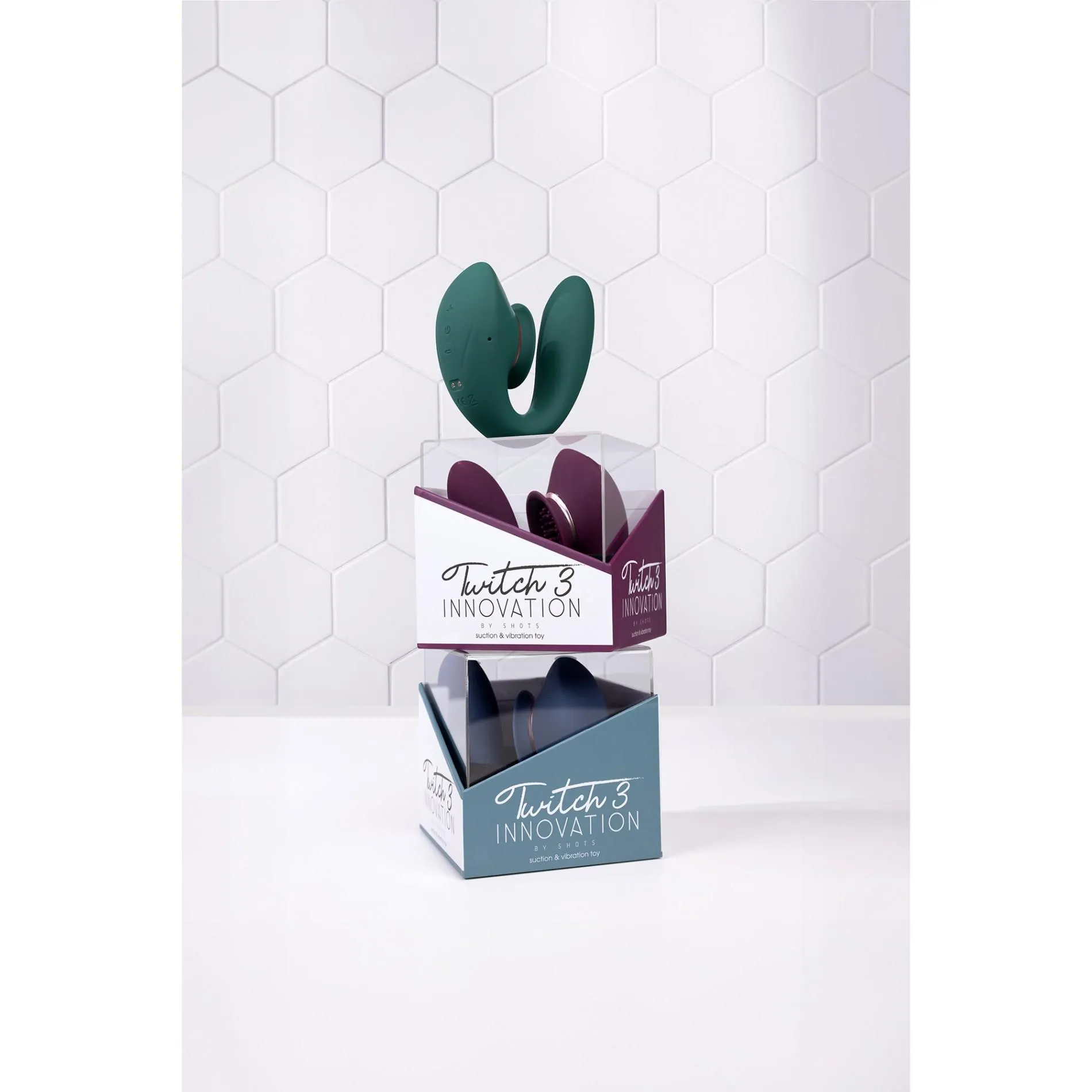 Innovation Twitch 3 - Wibrator, Zielony, 13.3 cm