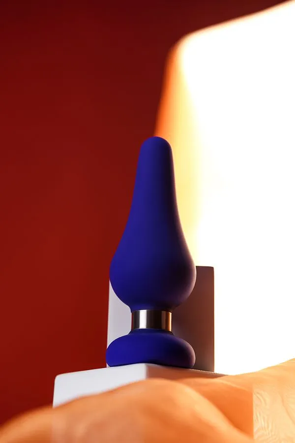 Анальная пробка ToDo Anal Plug Сlassic L, 13 см (синий)