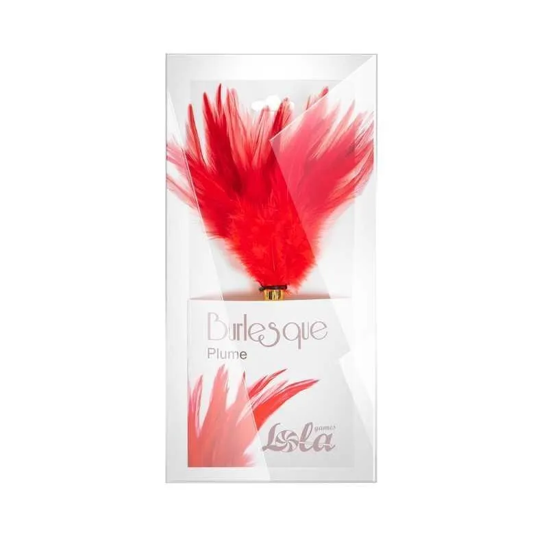 Перо Lola Games Tickler Burlesque Plum (красный)