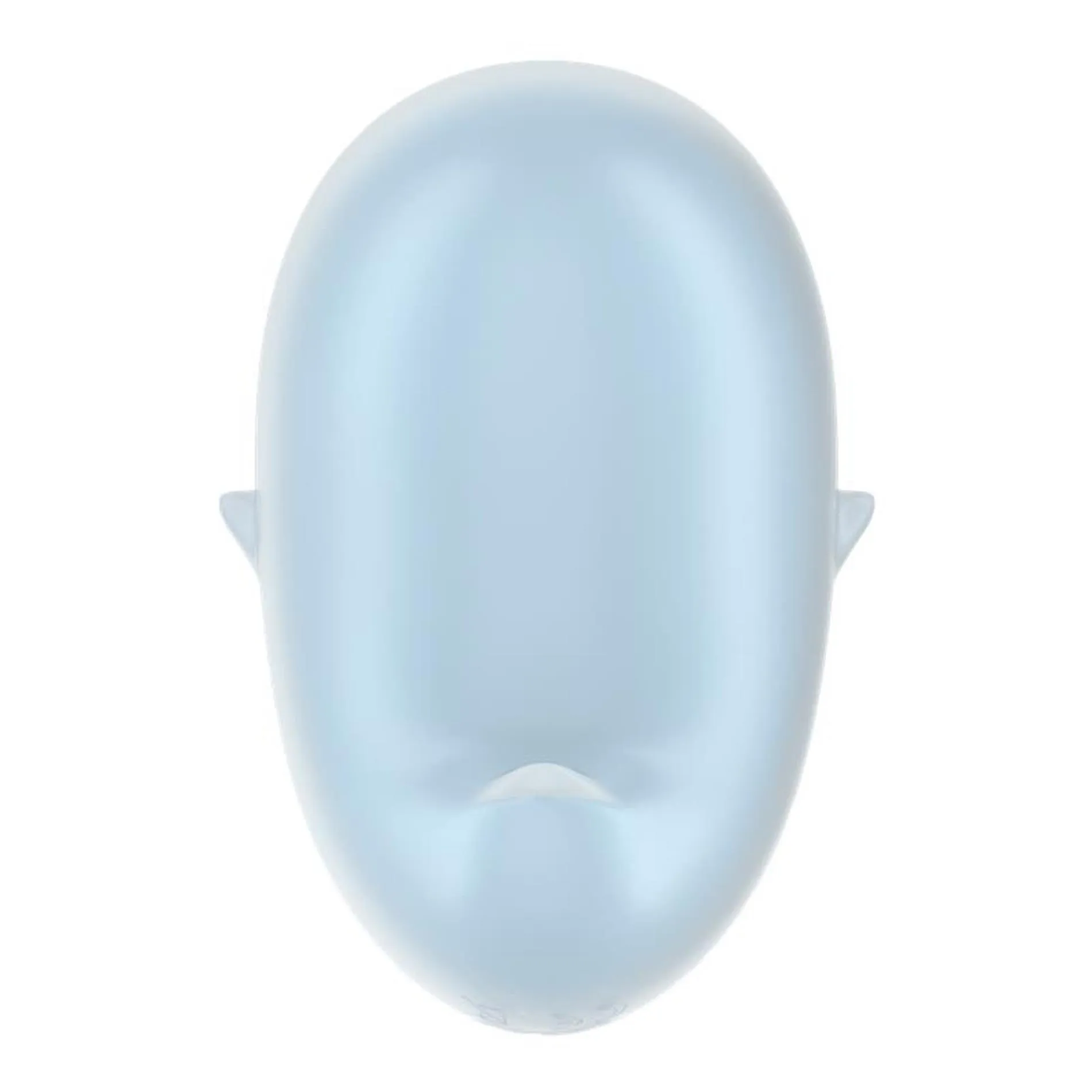 Satisfyer Cutie Ghost - Bezdotykowy stymulator łechtaczki z wibracjami, Niebieski, 9.1 cm