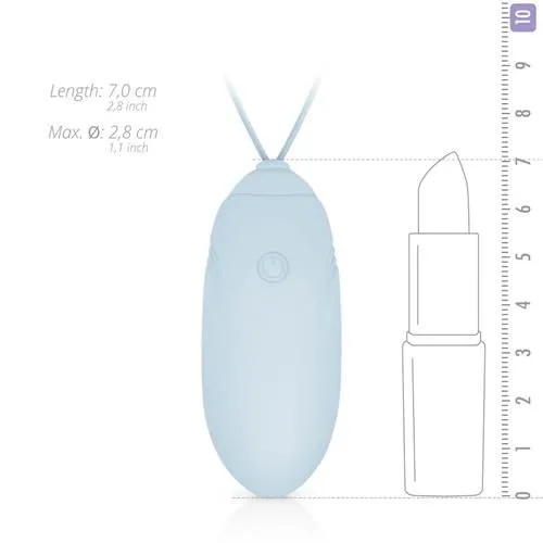 Віброяйце Luv Egg, 16 см (блакитний)