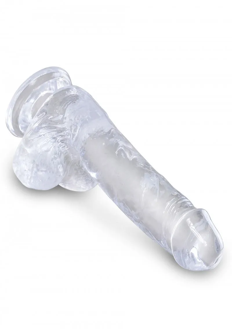 Dildo King Cock Clear 6 Inch, 17,7 cm (przezroczyste)