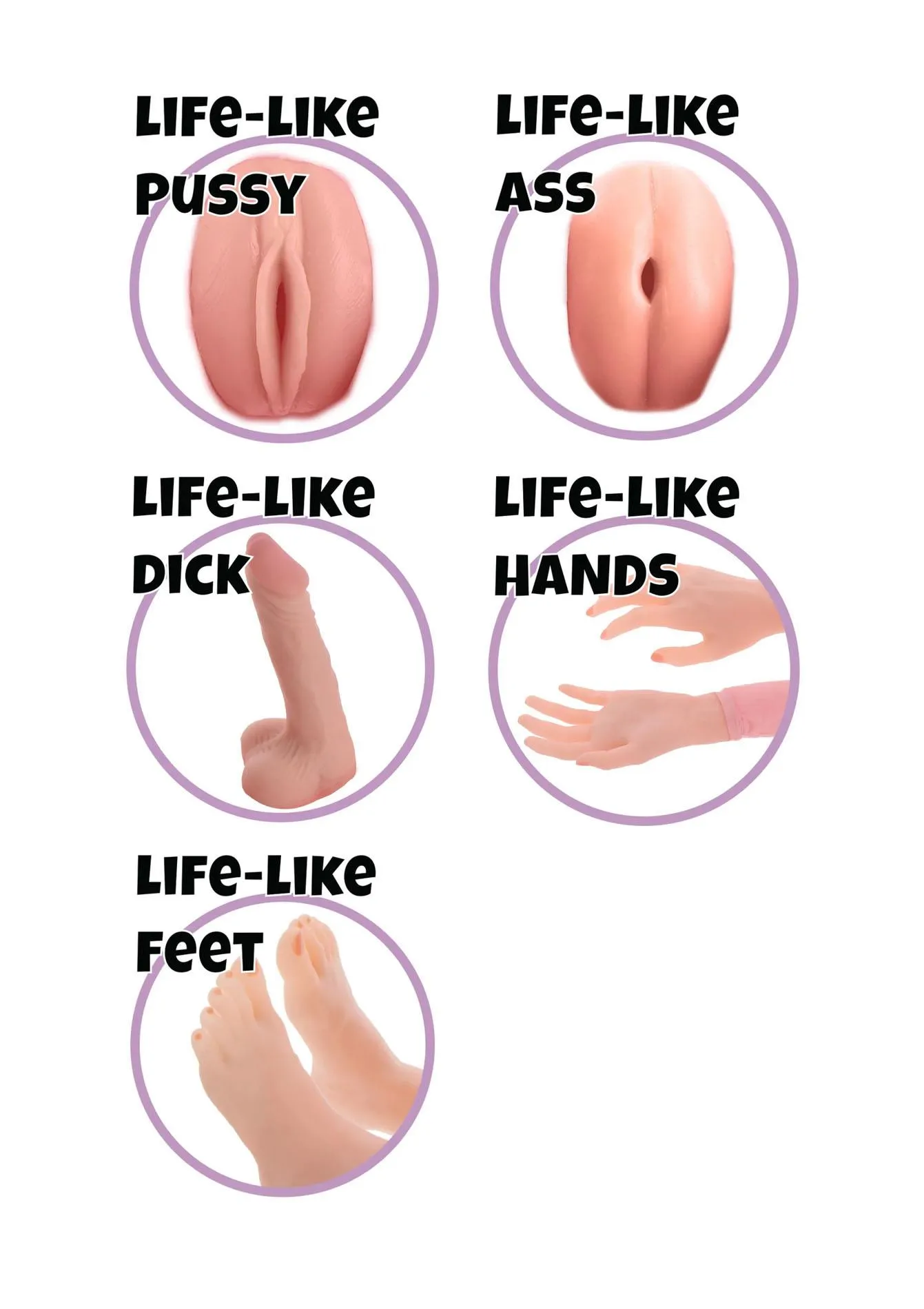 Секс-лялька Hidden Desire Shemale Taylor Inflatable Doll (тілесний)