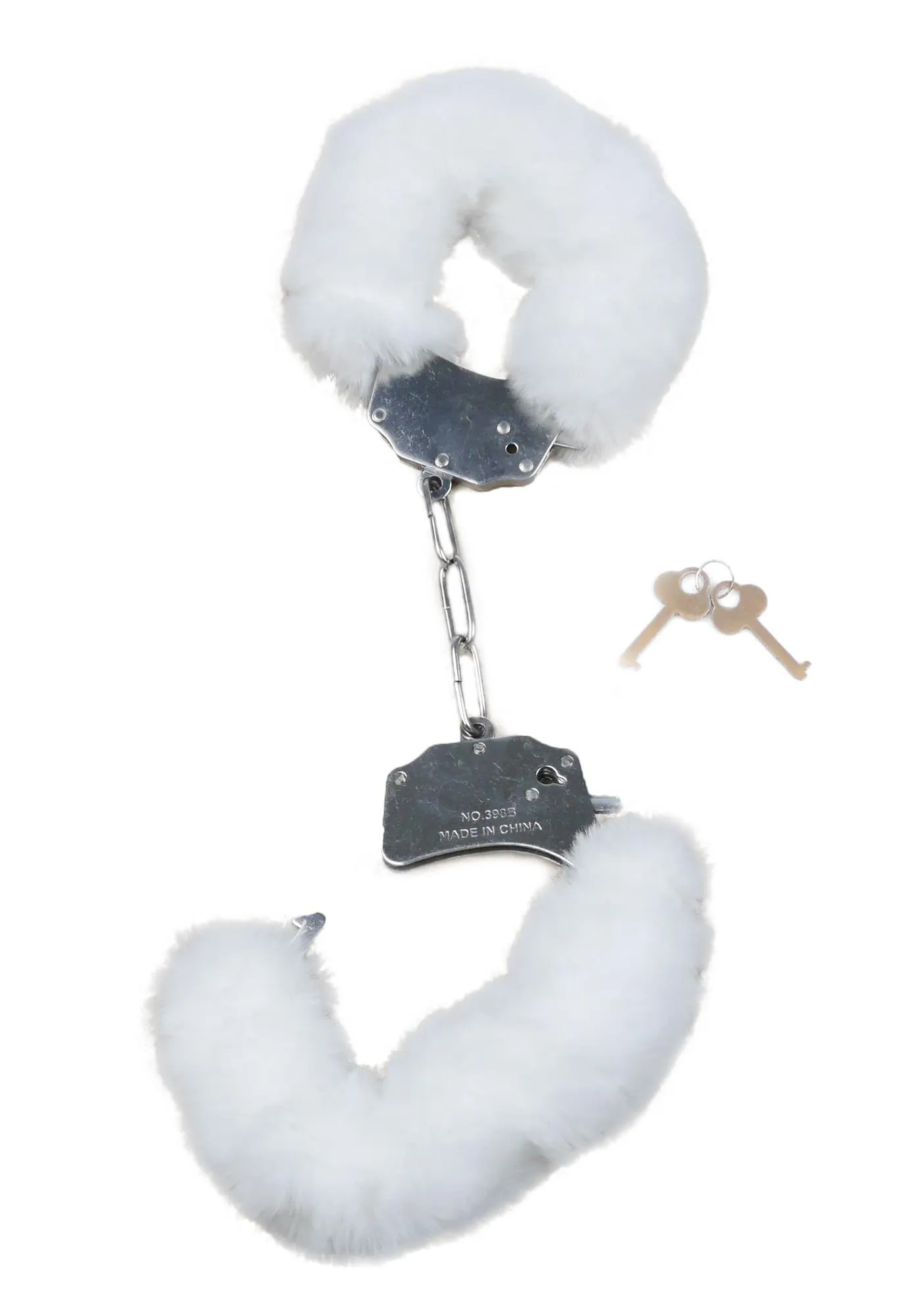 Наручники Fetish B - Series Furry Cuffs (белый)