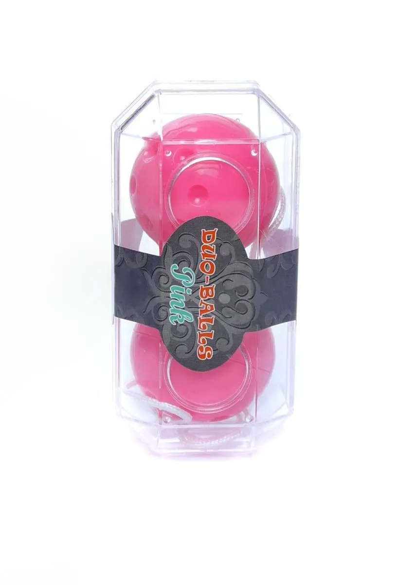 Вагинальные шарики Duo-Balls Pink, 21 см (розовый)