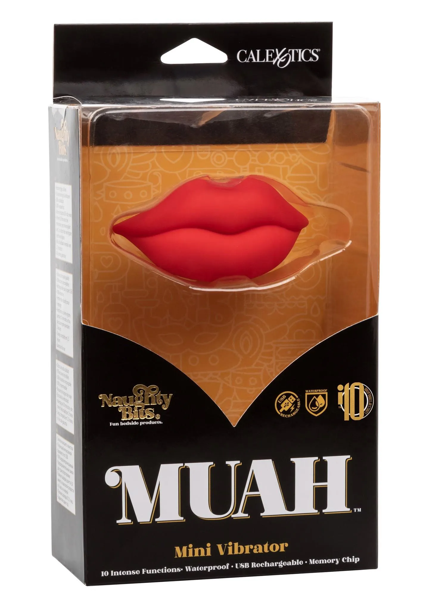 Міні-вібратор Calexotics Muah Mini Vibrator (червоний)