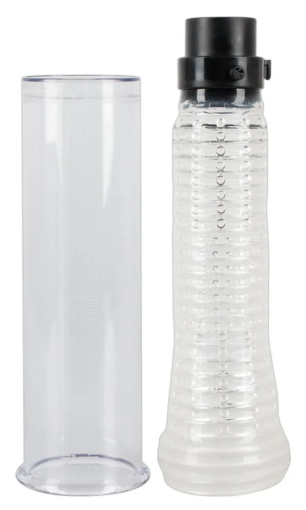 Помпа для члена с вибрацией Orion Vibrating Multi Pump & Masturbator, 33,7 см (прозрачный)