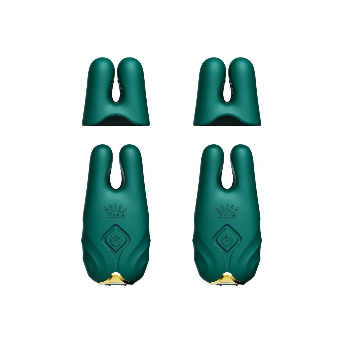Zalo Nave - Wibrator piersiowy, Zielony, 6, 3 cm