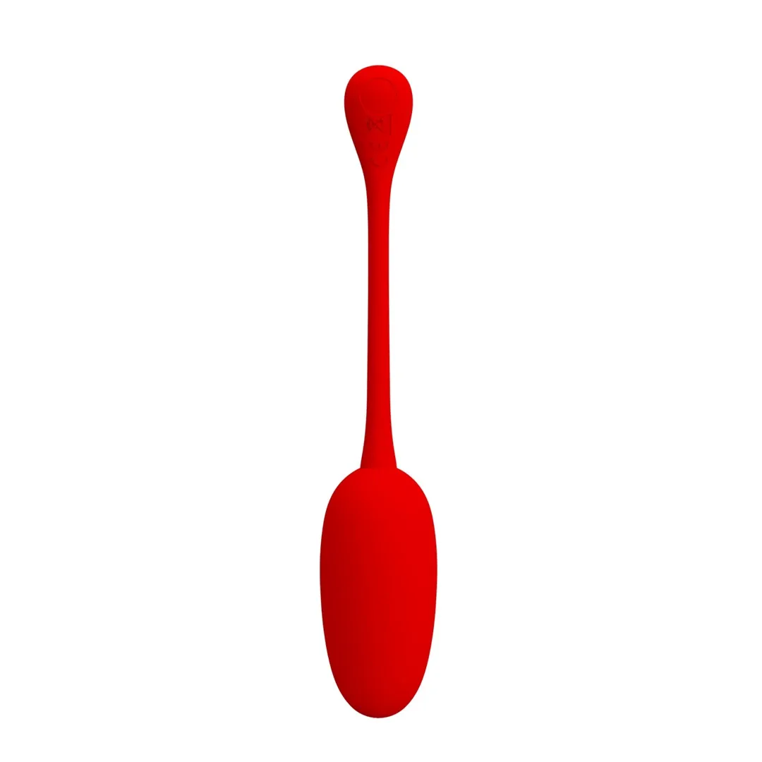 Pretty Love Knucker - Wibrujące jajko, Czerwony, 18, 6 cm
