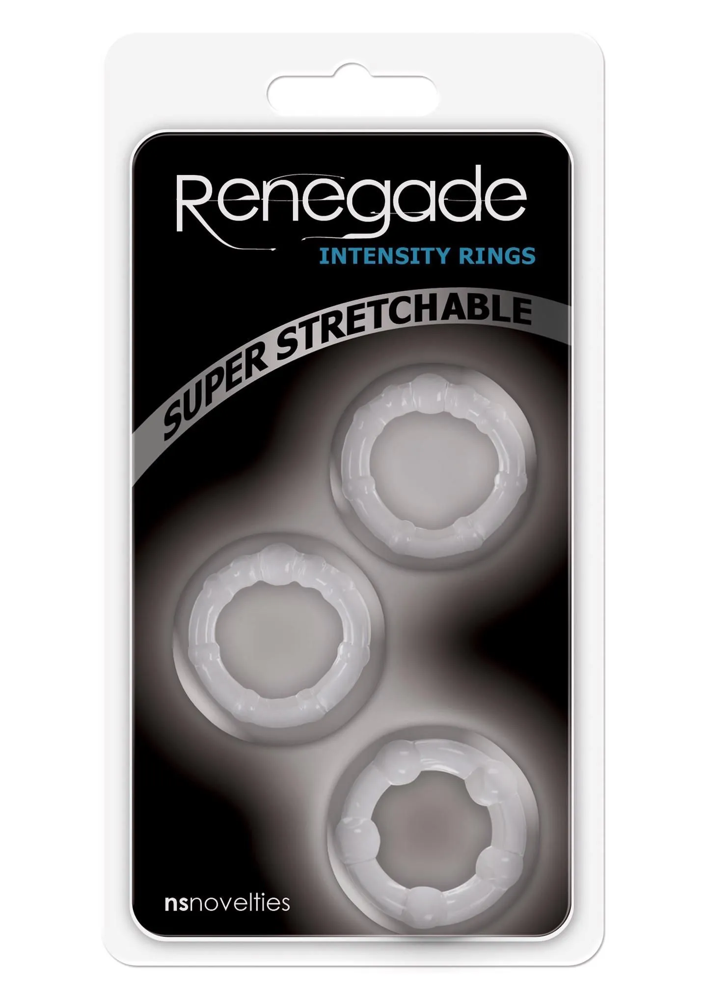 Набір ерекційних кілець Renegade Intensity Rings, 3 шт (прозорий)