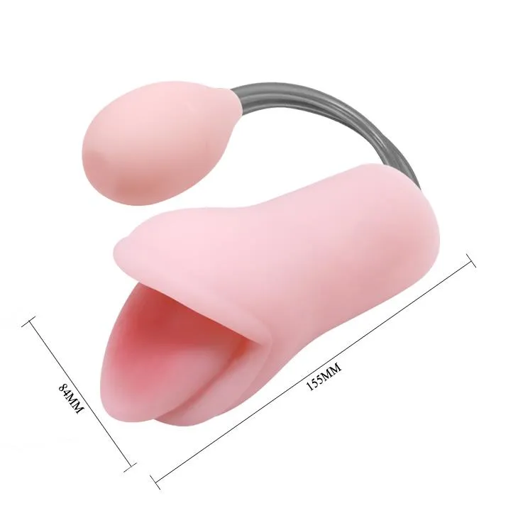 BAILE Oral sex is - Masturbator, Różowy, 15.5 cm