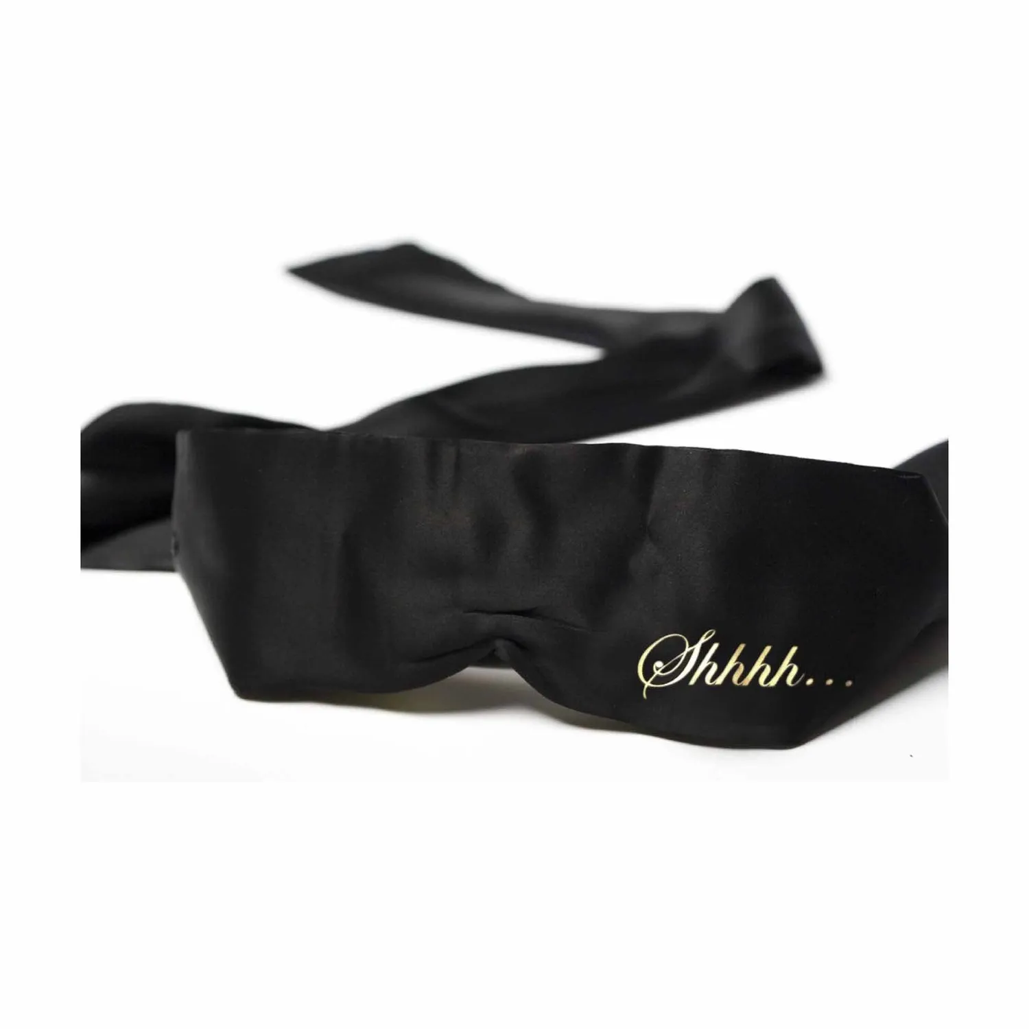 Bijoux Indiscrets Shhh Blindfold - Maska na oczy, Czarny, 118 cm