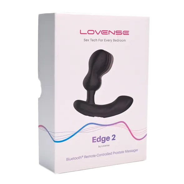 Стимулятор простати Lovense Edge 2, 12,4 см (чорний)