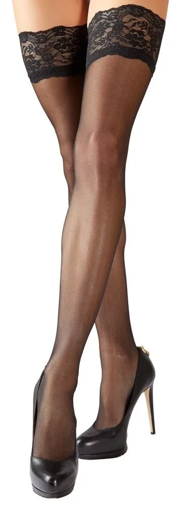 Cottelli LEGWEAR Hold-up Stockings - Pończochy, 4