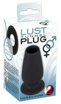 Анальний тунель Orion Lust Tunnel Plug, 10 см (чорний)