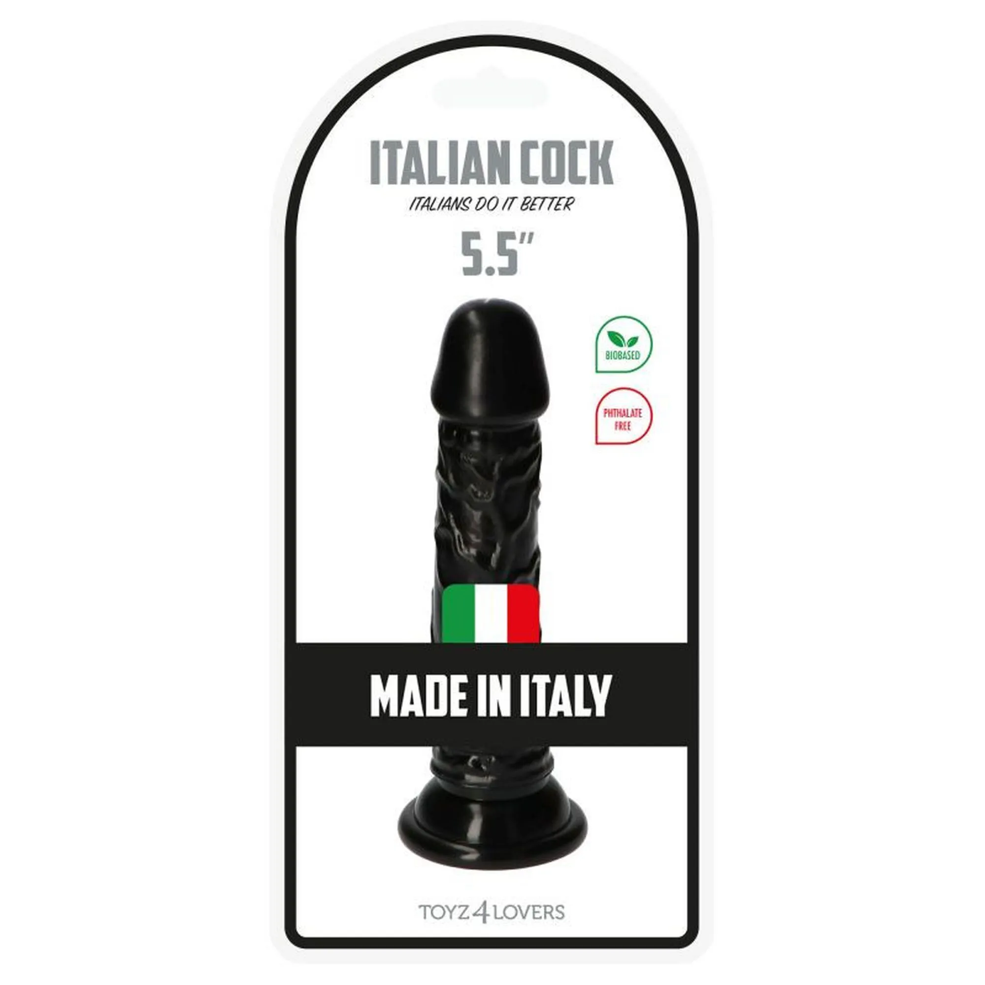 Фаллоимитатор Toyz4lovers Rino Cock 5,5”, 13.5 см (черный)