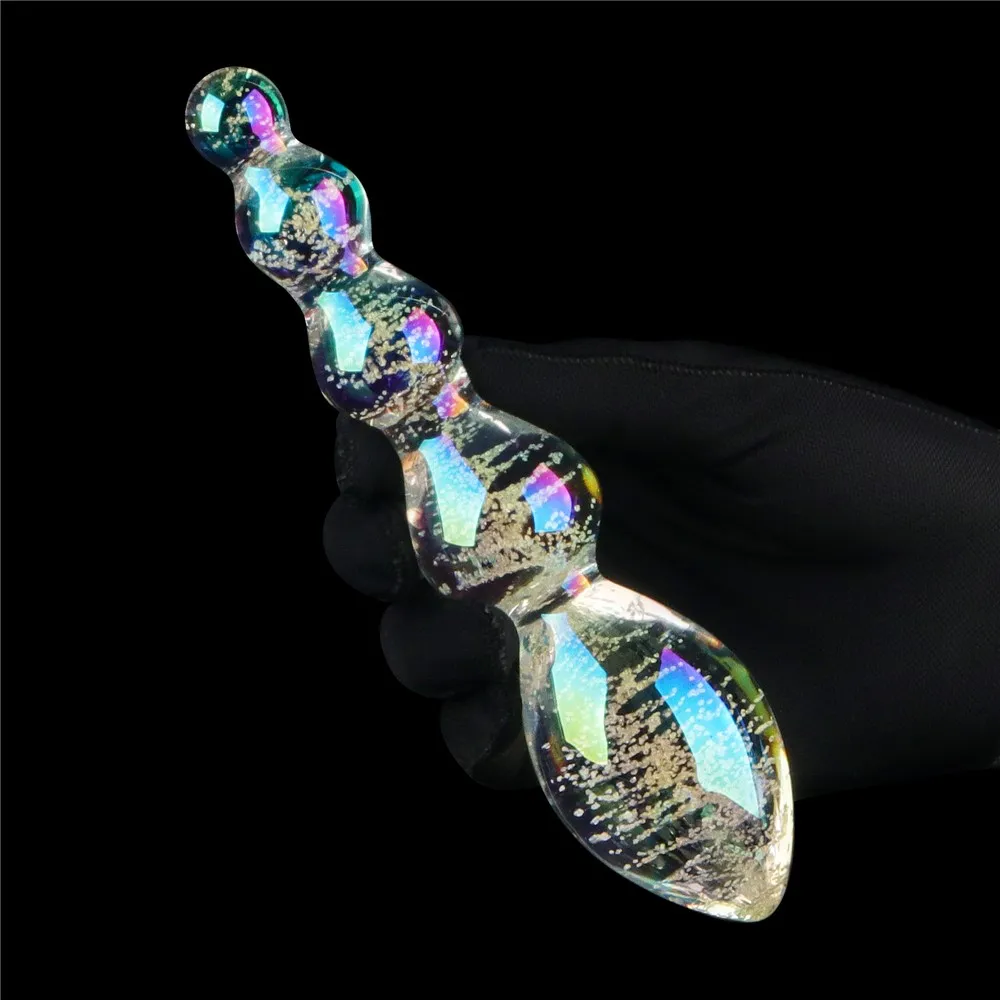 Lovetoy Twilight Gleam Tantalizing Orbs - Dildo, Zielony, 16.3 cm