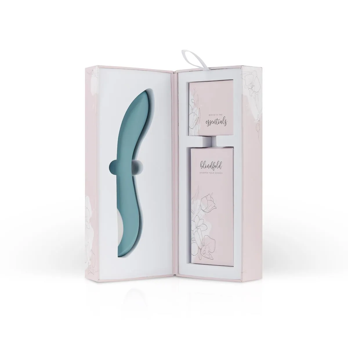 Bloom Rose G-Spot - Wibrator, Niebieski, 20 cm