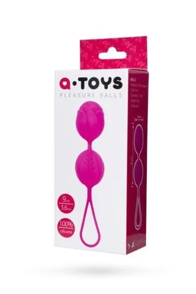 Вагінальні кульки A-Toys Keggel Balls, 9 см (рожевий)