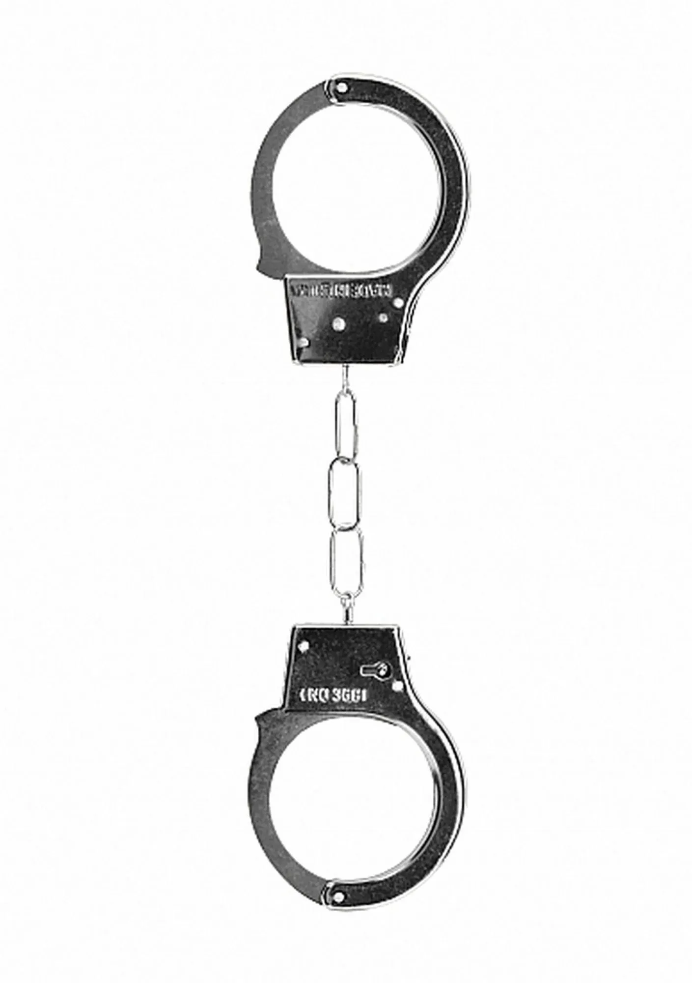 Ouch! Beginner's Handcuffs - Kajdanki, Srebro, 28.5 cm