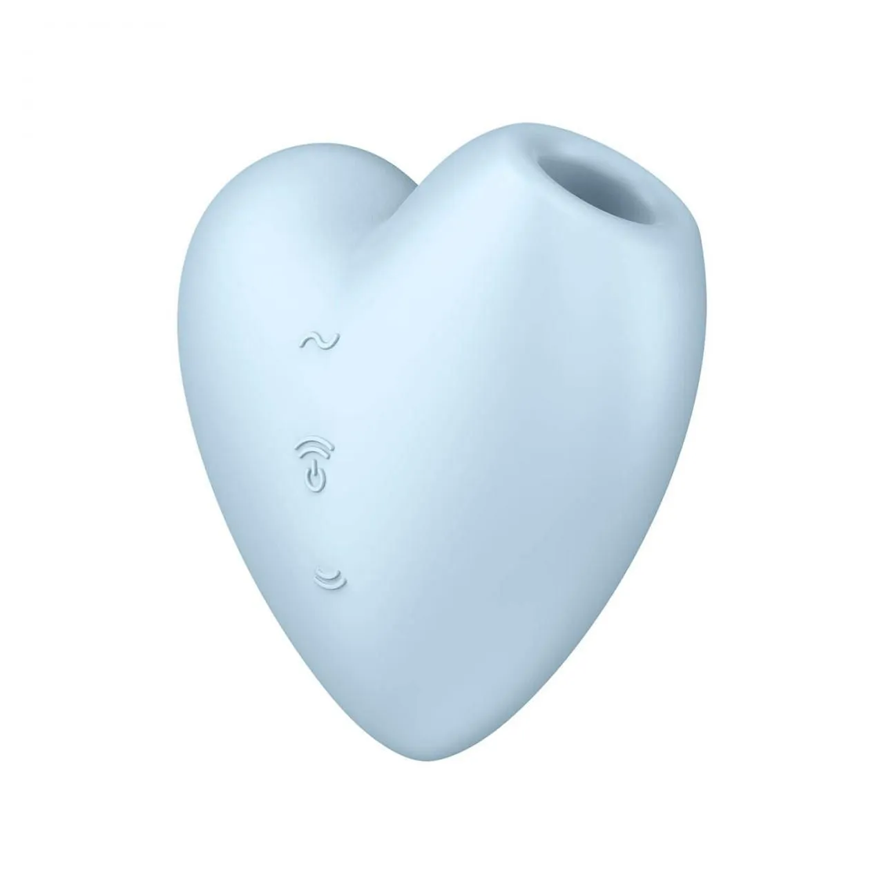 Вакуумний стимулятор клітора з вібрацією Satisfyer Cutie Heart (блакитний)