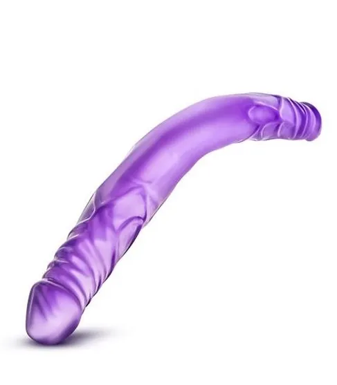 Blush 14 Inch Double Dildo - Dwustronny dildo B, Fioletowy, 35 cm