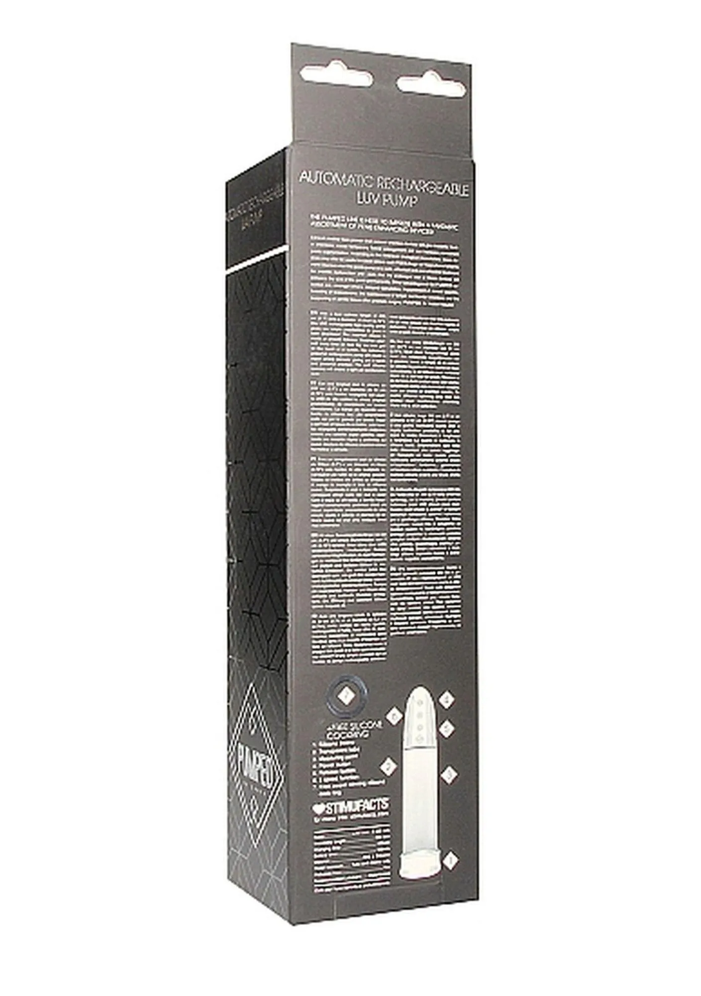 Pumped Luv Pump - Pompa próżniowa, Przezroczysty, 30.5 cm