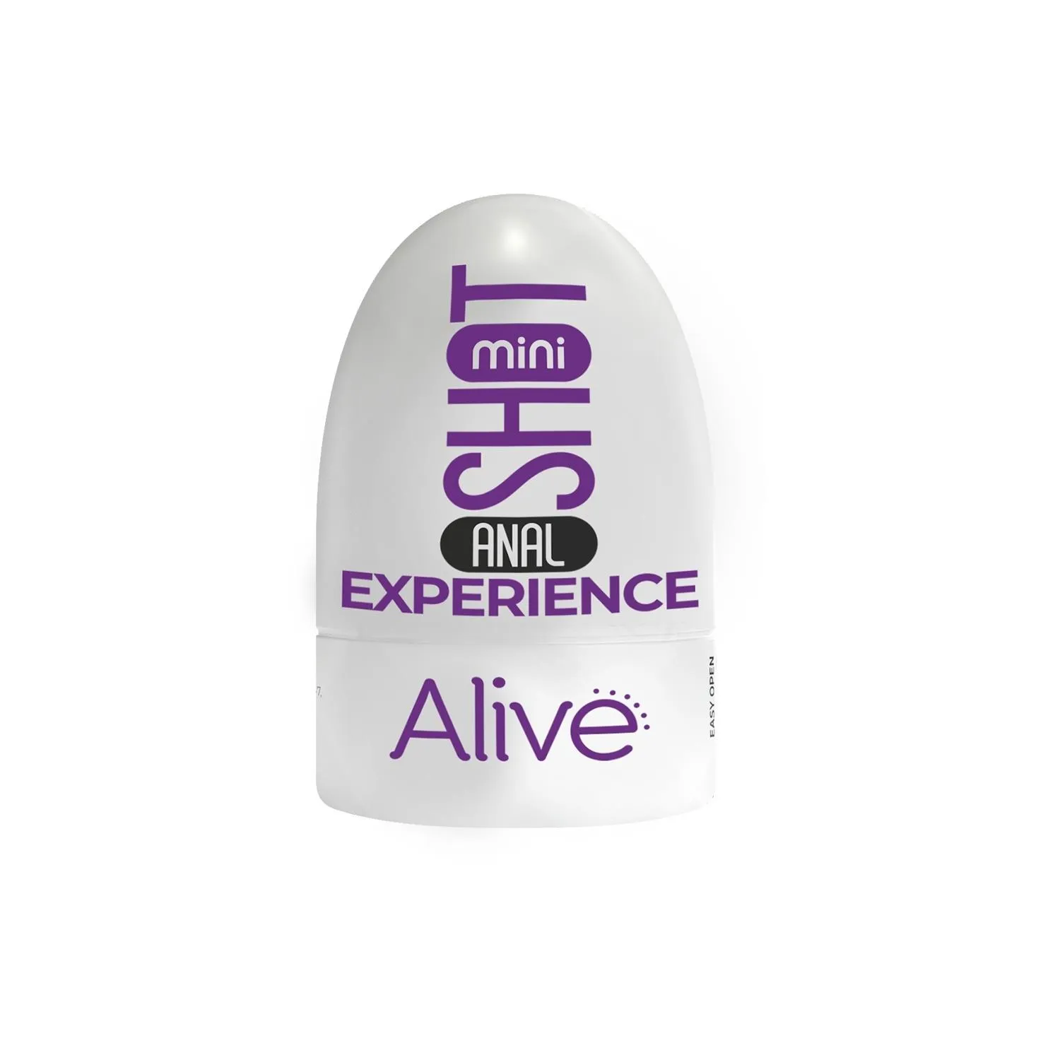 Alive Mini Shot Anal Experience - Masturbator, W kolorze cielistym, 8.5 cm