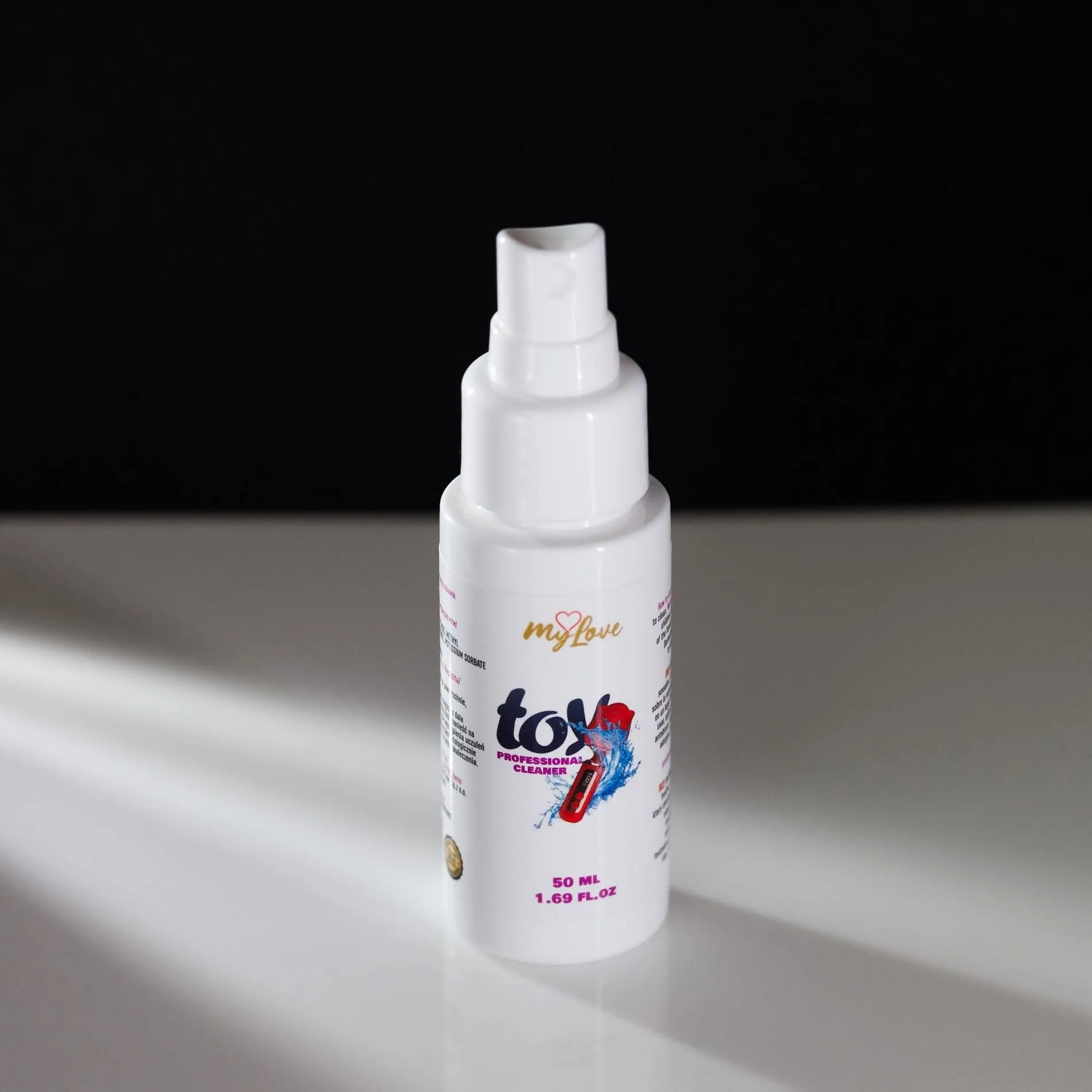 MyLove Toy Cleaner Professional - Środek do czyszczenia zabawek erotycznych, Bezzapachowy, 50 ml