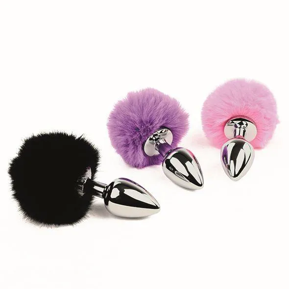 FeelzToys Bunny Tails - Korek analny, Różowy, 6, 5 cm