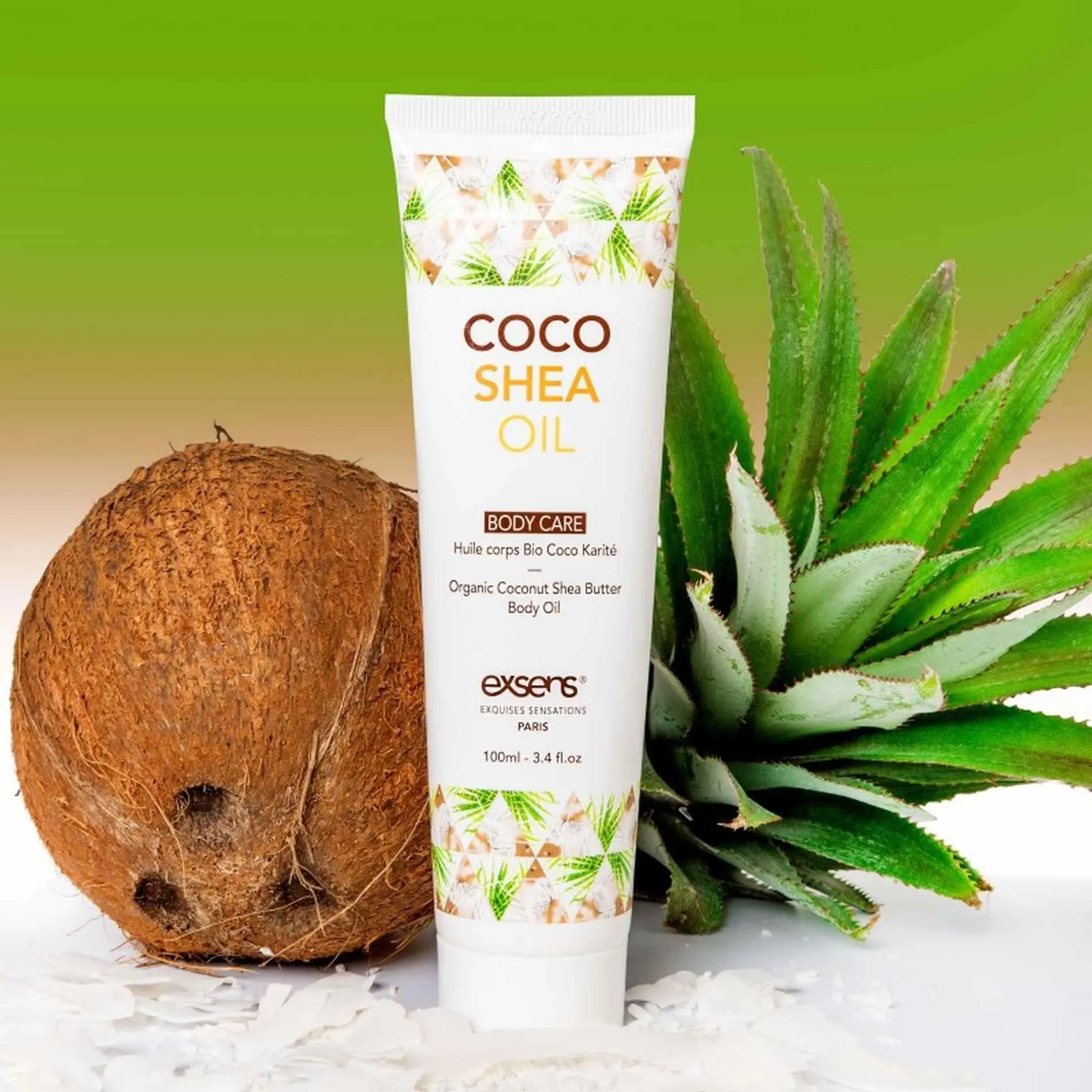 Масажна олія Exsens Coco Shea Oil, 100 мл