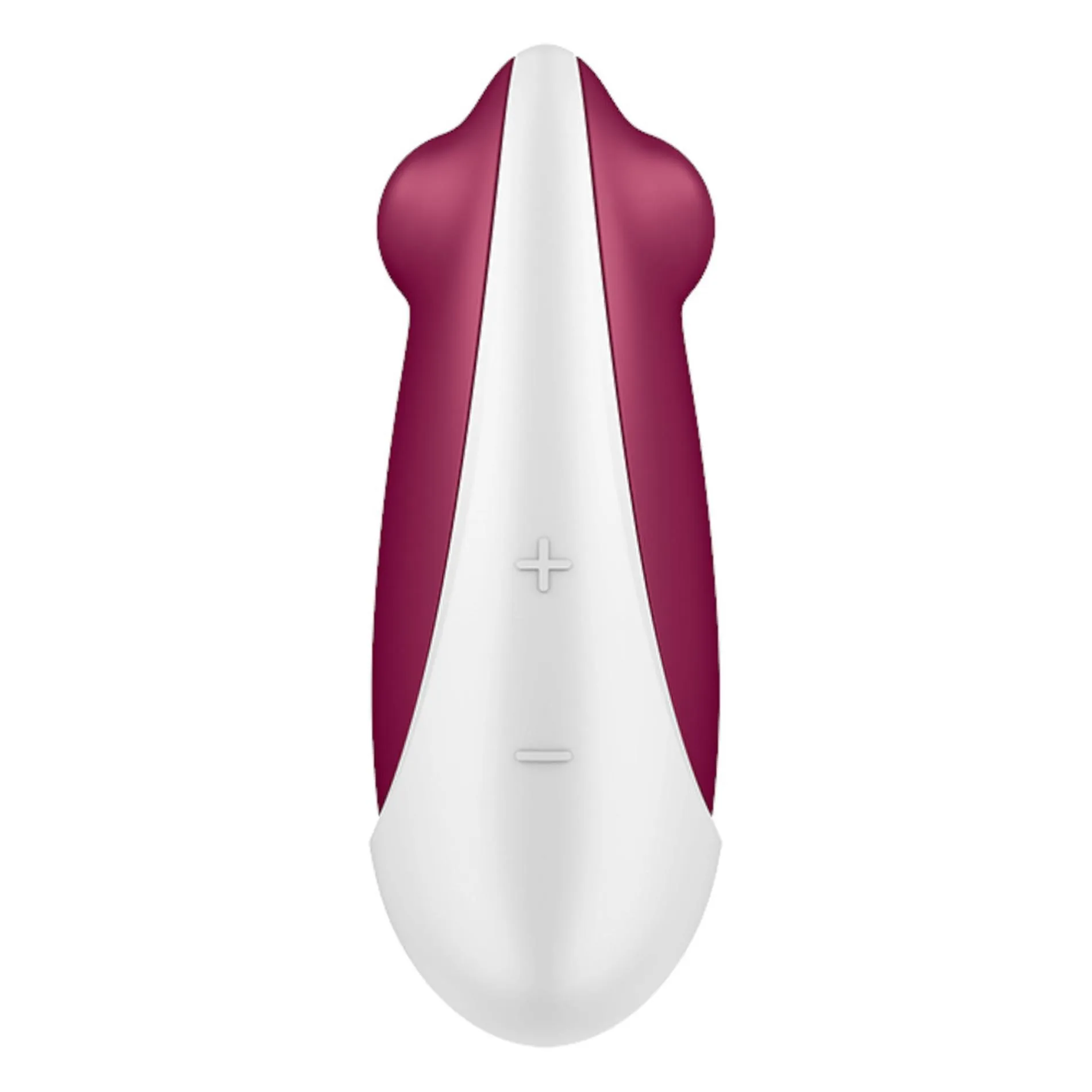 Satisfyer Spot On 3 - Wibrator łechtaczkowy, Bordоwy, 9 cm