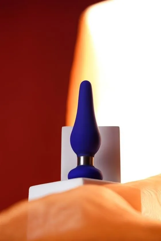 Анальная пробка ToDo Anal Plug Сlassic S, 10 см (синий)