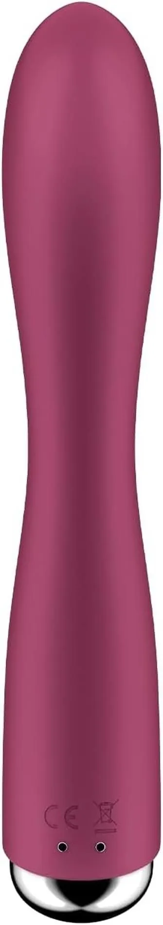 Вібратор-кролик Satisfyer Spinning Rabbit 1, 20 см (бордовий)