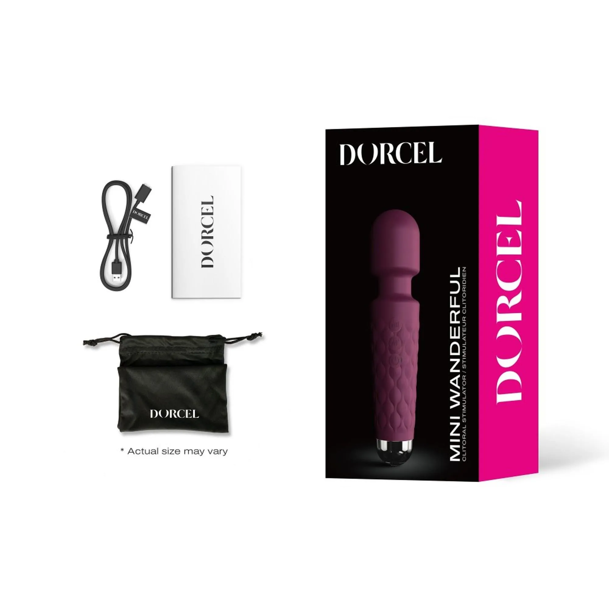Dorcel Mini Wanderful - Mini wibromasażer, Fioletowy, 20 cm