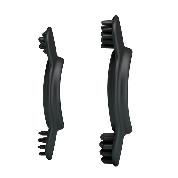 Эрекционное кольцо Baile Double Cock Ring, набор из 2 шт (черный)