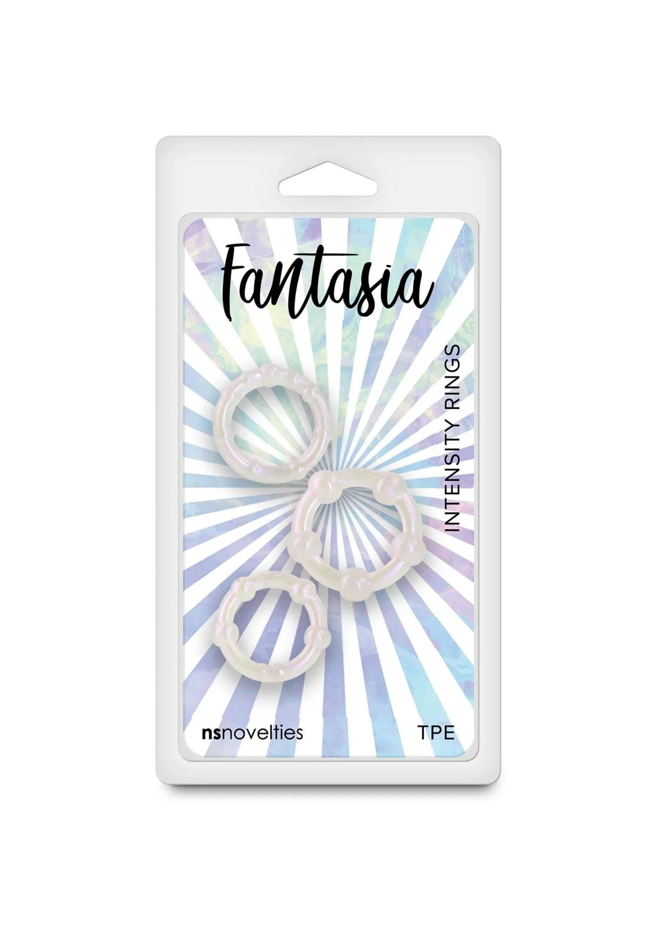 Набор эрекционных колец NS Novelties Fantasia, 3 шт (белый)