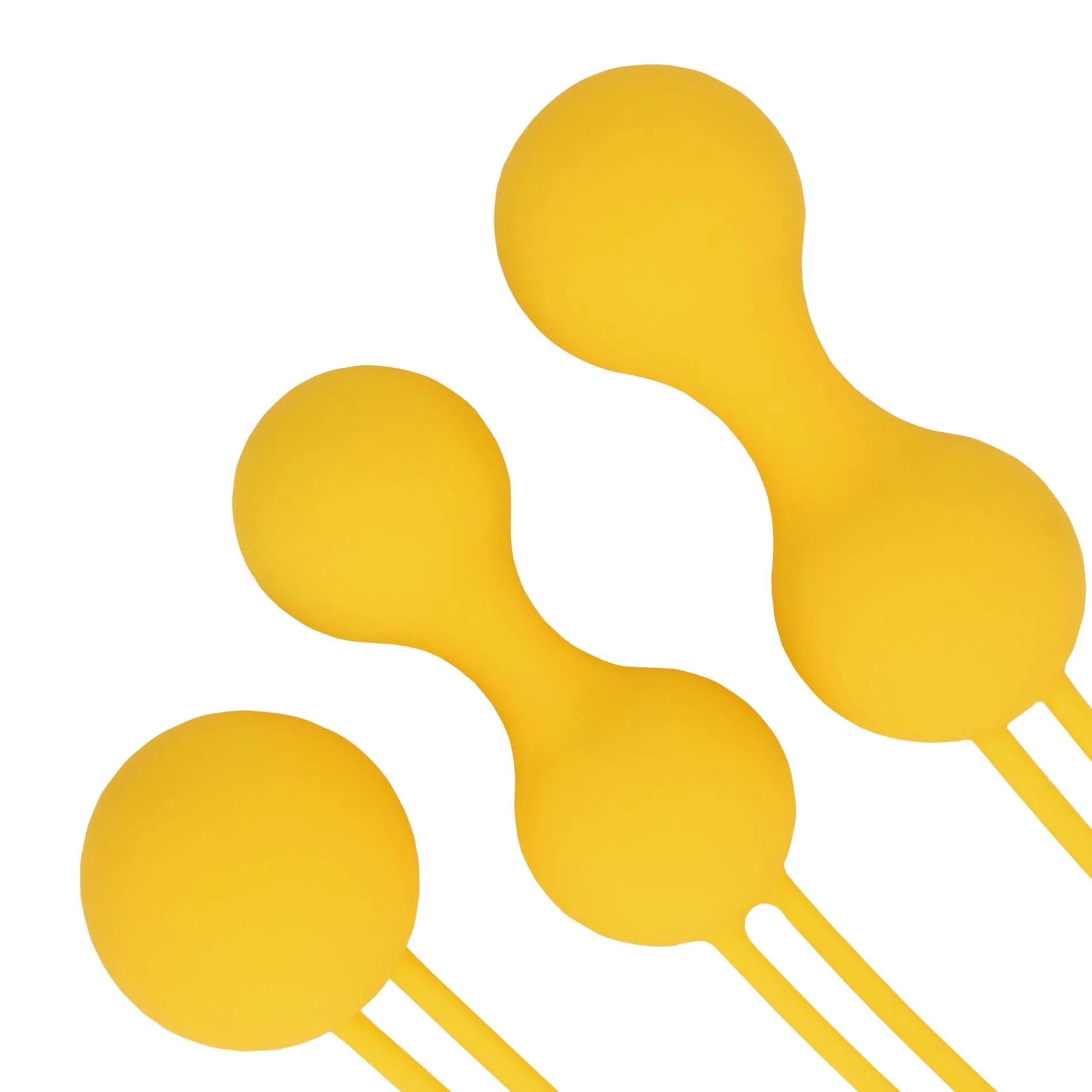 Набір вагінальних кульок Loveline Kegel Ball Exercise Set, 3 шт (жовтий)