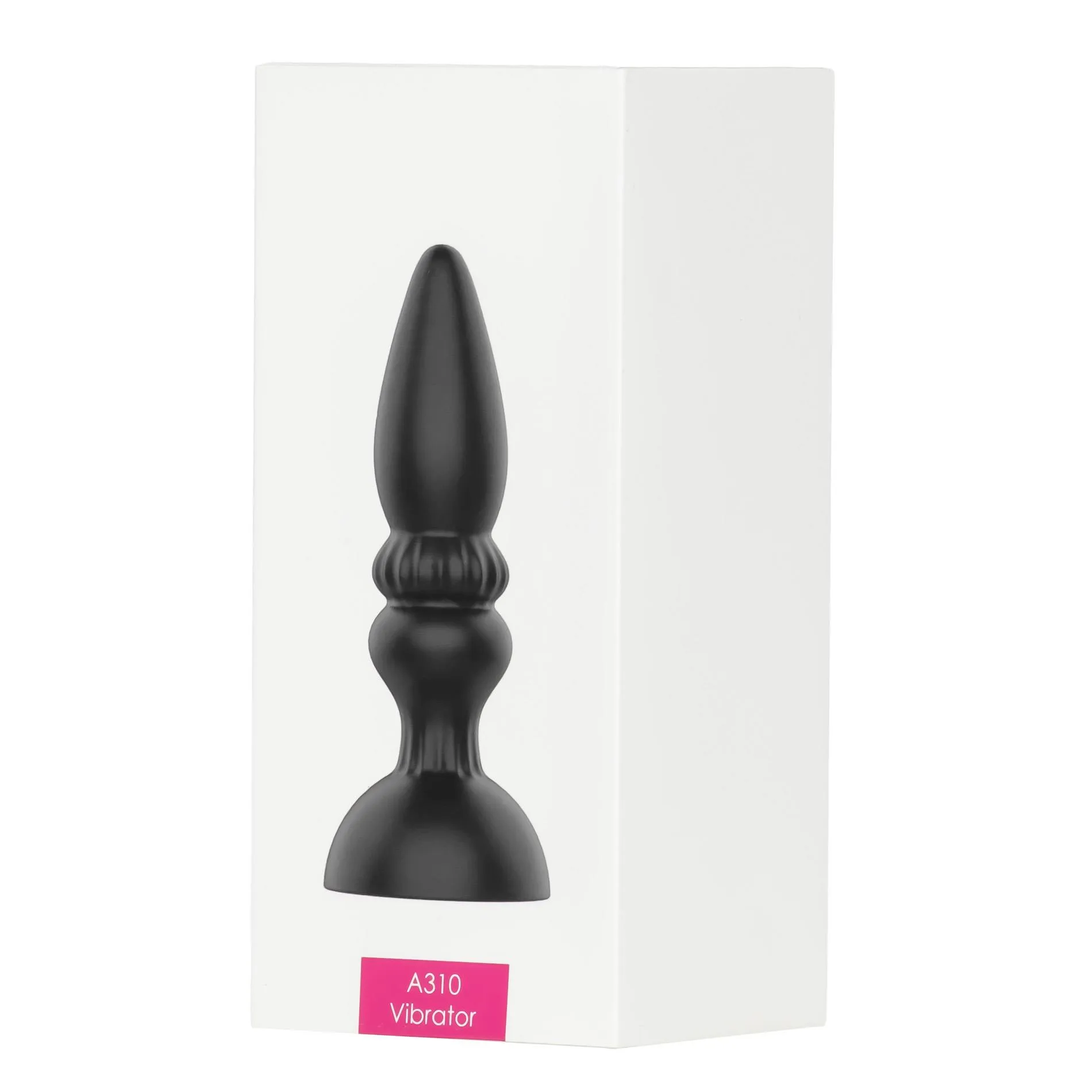 B - Series Fox App control - Korek analny, Czarny, 14.2 cm
