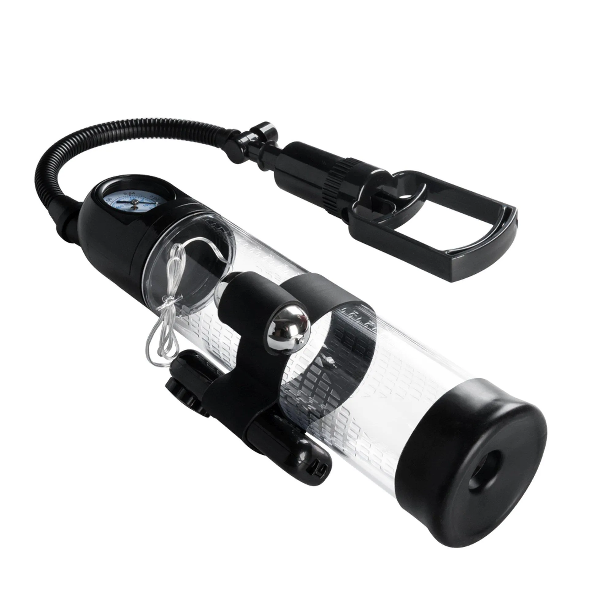 Помпа для пениса B - Series Power Powerpump Master Vibrating (прозрачный)