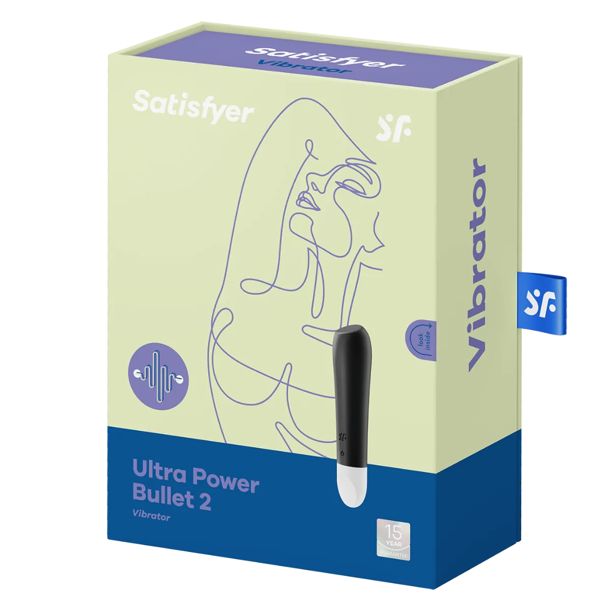 Satisfyer Ultra Power Bullet 2 - Wibrator, Czarny, 10, 5 cm