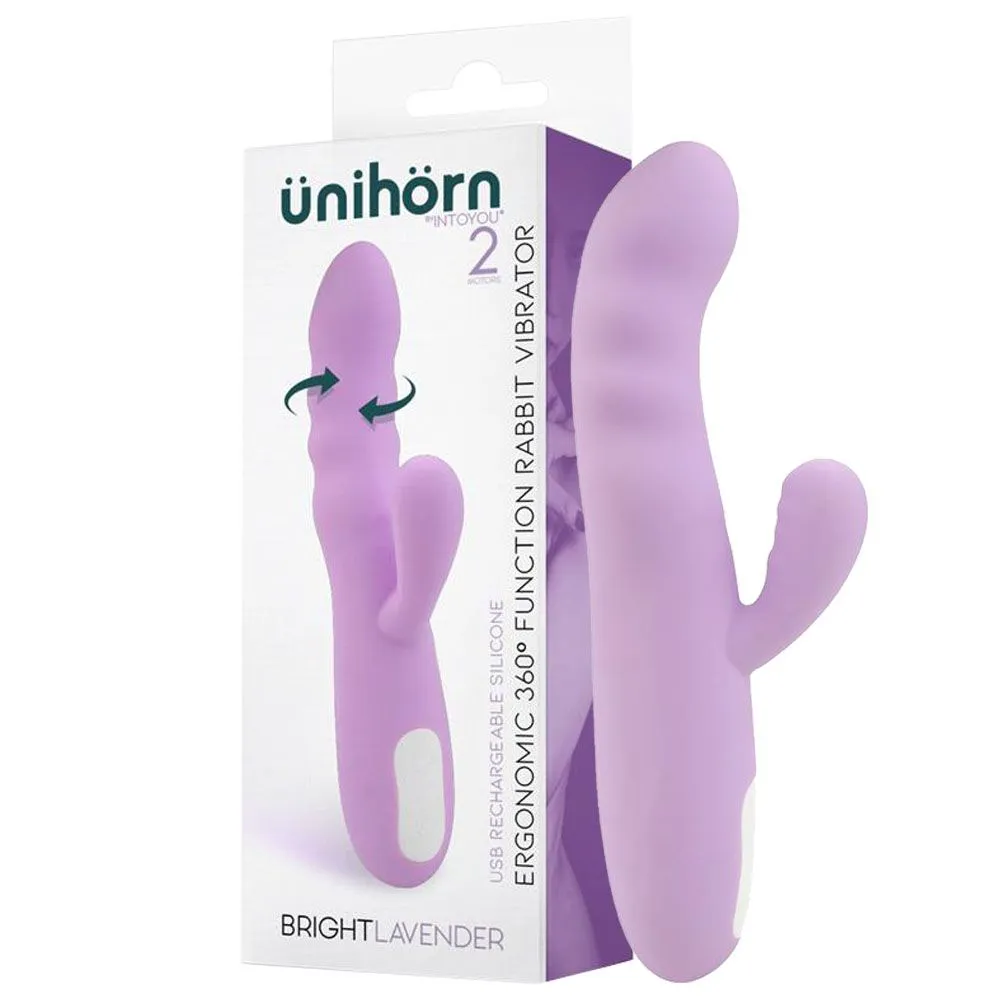 UNIHORN Bright Lavender - Wibrator królik, Fioletowy, 20 cm