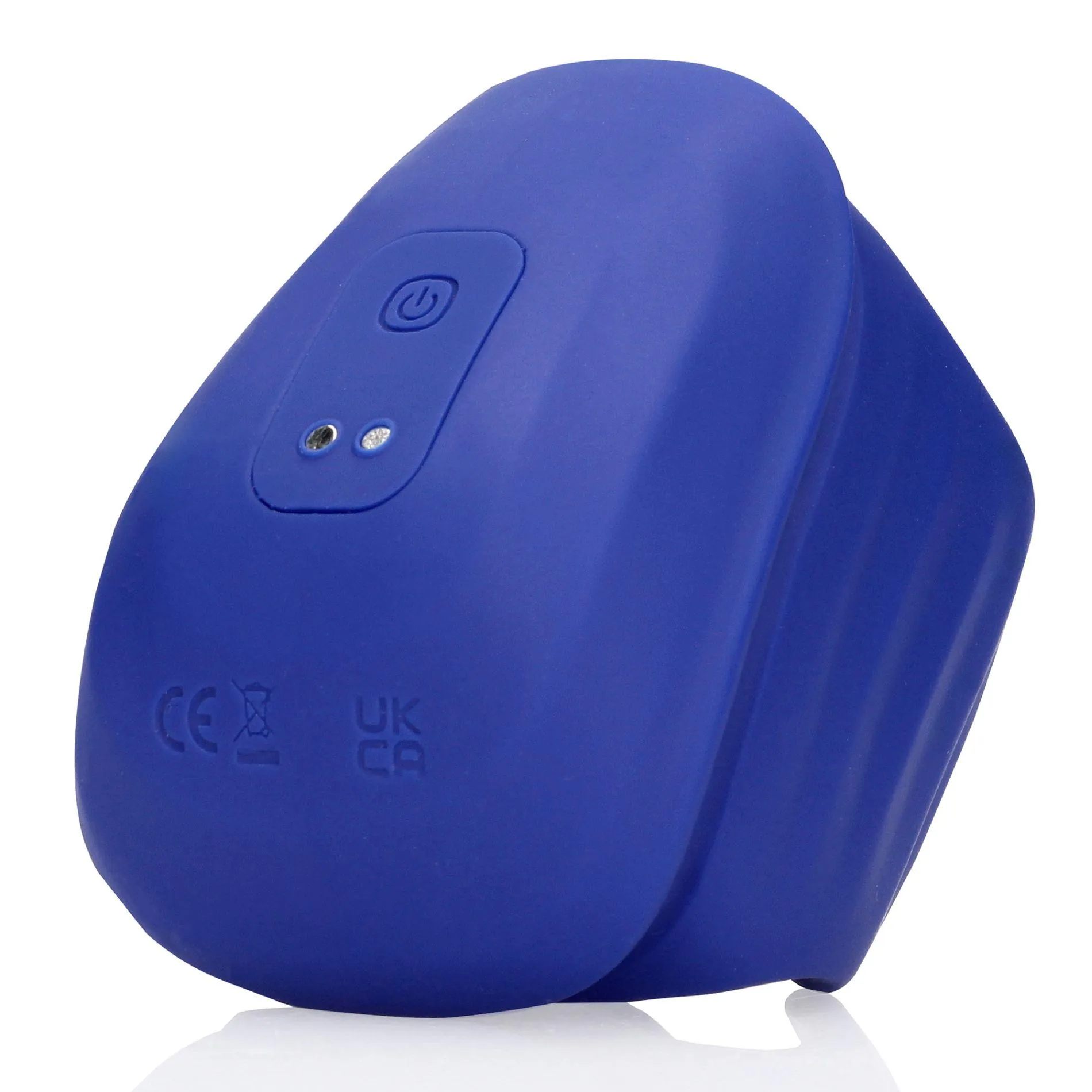 Мастурбатор с вибрацией Loveline Vibrating And Pulse Wave Stroker (синий)