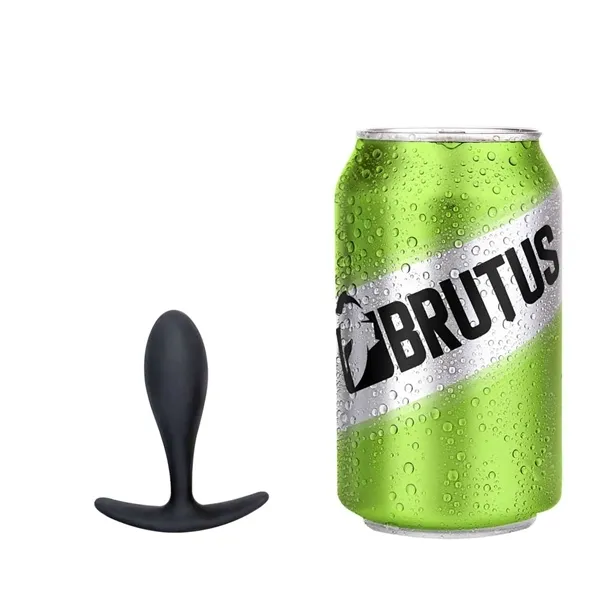 Анальная пробка Brutus All Day Long M, 9 см (черный)