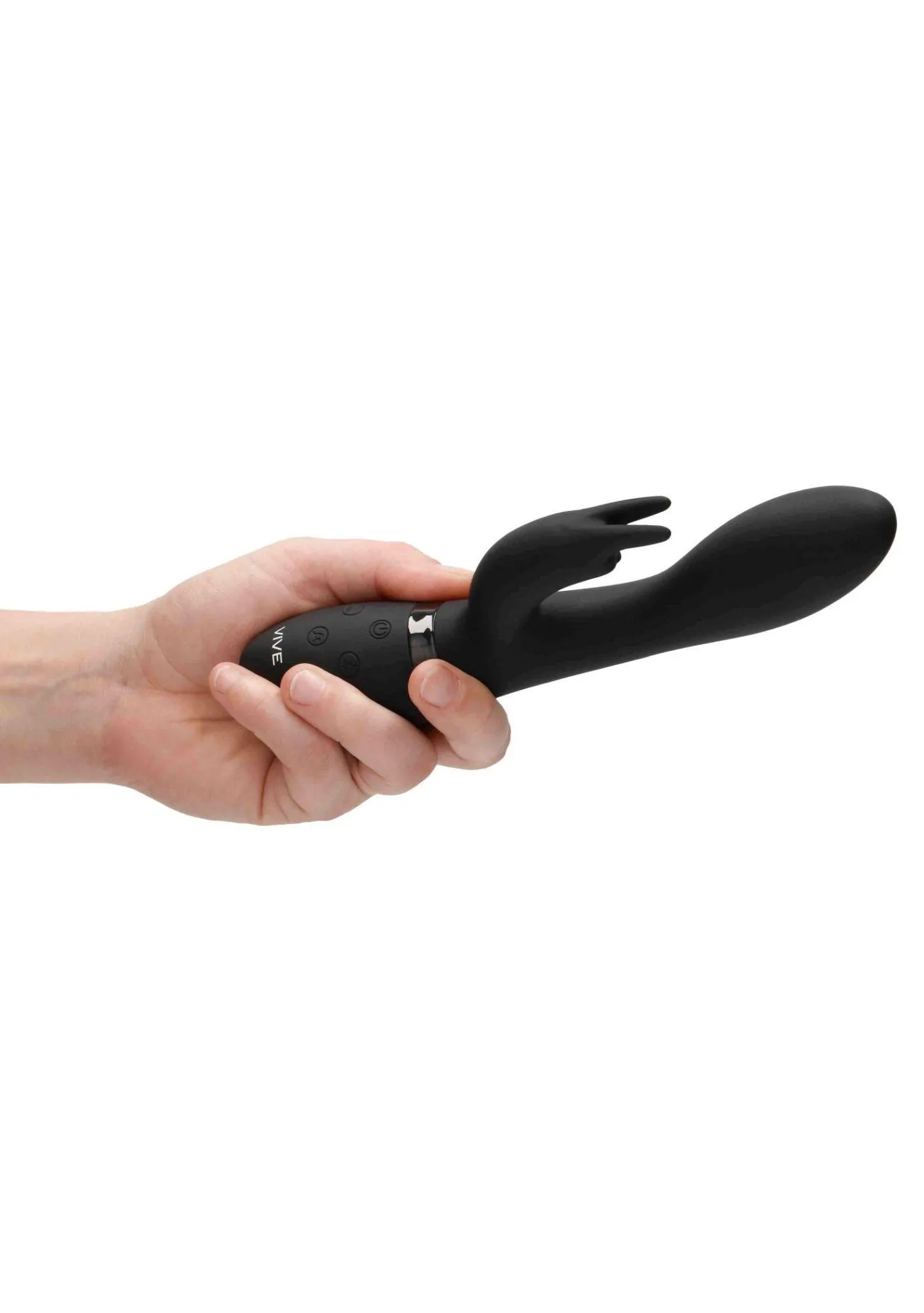Vive Zosia - Wibrator królik, Czarny, 21.3 cm